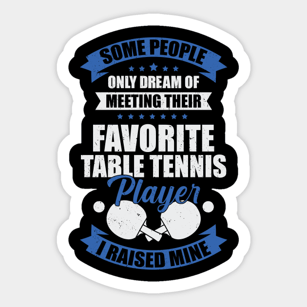 Table Tennis Dad Father Gift Sticker by Dolde08